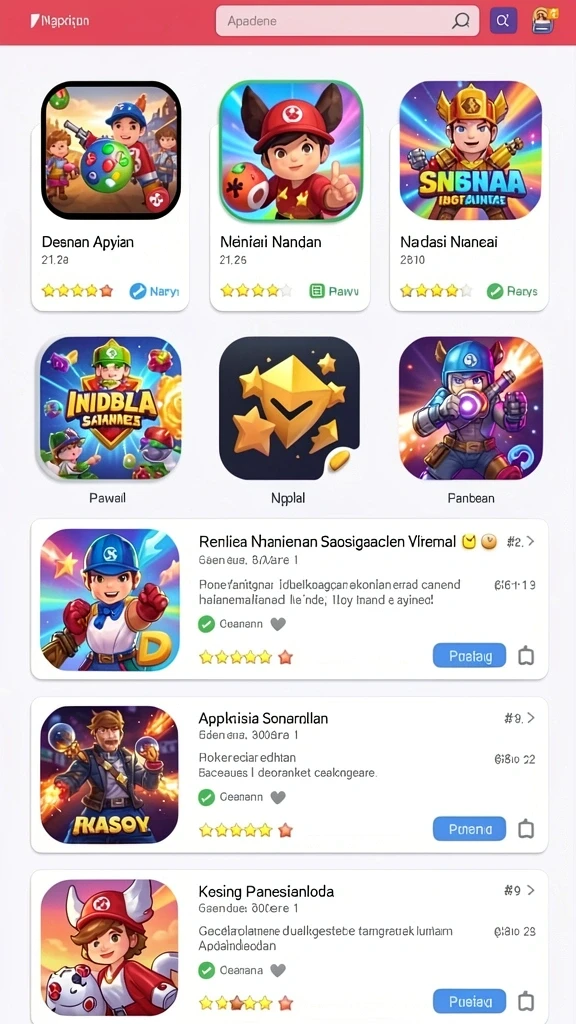 Animasi yang menarik dan interaktif.