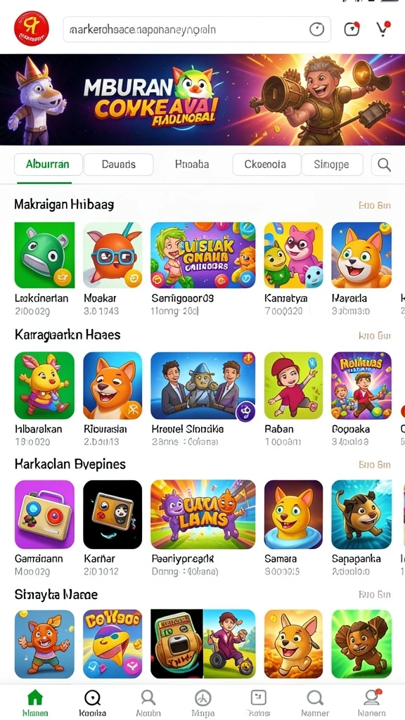 Karakter unik yang menambah keseruan permainan.