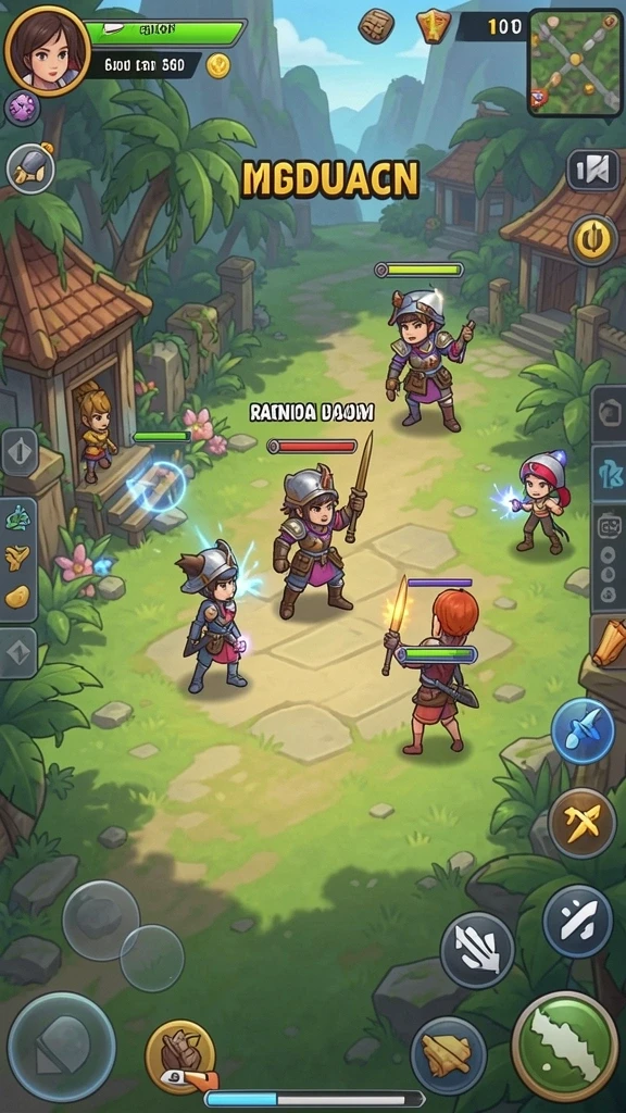 Screenshot menampilkan aksi seru dalam permainan.