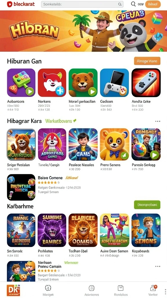 Tampilan slot dengan tema yang menarik.