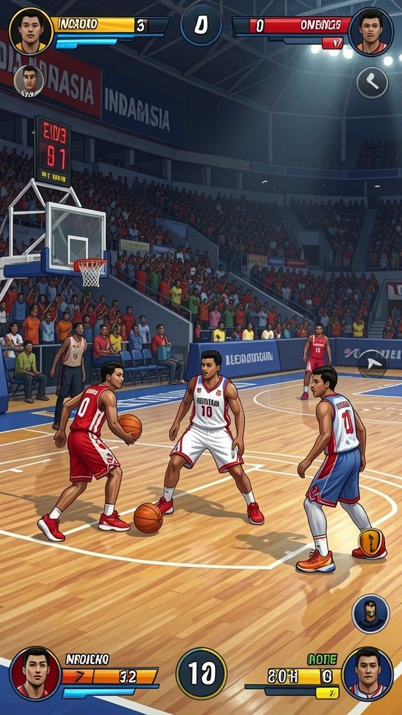 Tampilan awal game yang menarik dan intuitif.