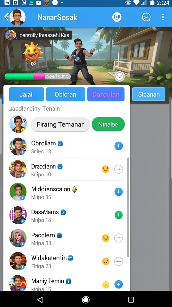 Tantangan menarik di setiap level permainan.
