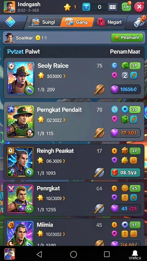 Tampilan antarmuka yang menarik dan mudah digunakan.