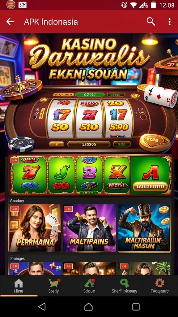 Beragam pilihan slot dengan tema yang berwarna-warni.