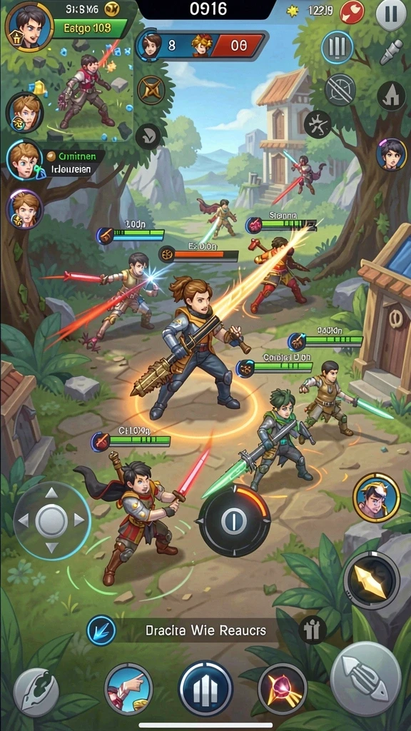 Tangkapan layar memperlihatkan grafis menawan dan gameplay yang intuitif.