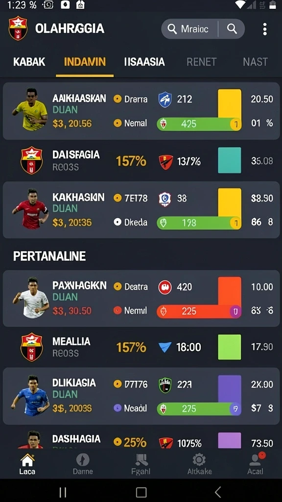 Screenshot aktivitas komunitas di dalam GOBETASIA.