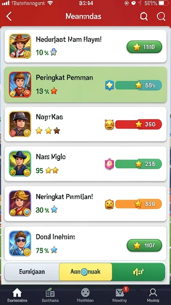 Tampilan antarmuka yang menarik dan mudah digunakan.