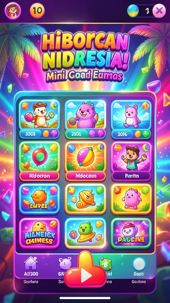 Berbagai mesin slot dengan tema yang unik.