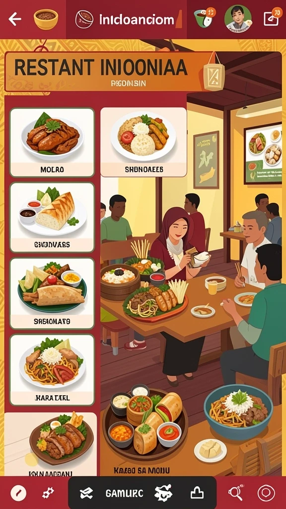 Tampilan antarmuka yang menarik dan mudah digunakan.