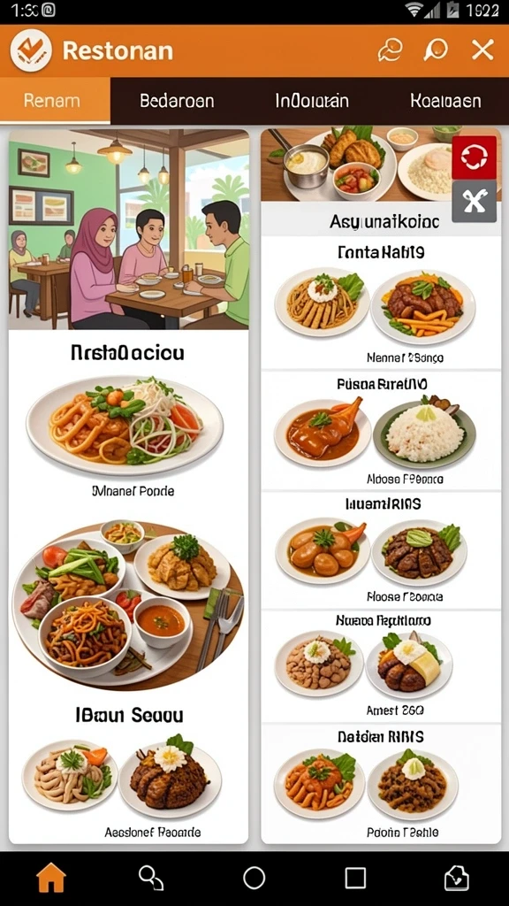 Tampilan antarmuka yang menarik dan mudah digunakan.
