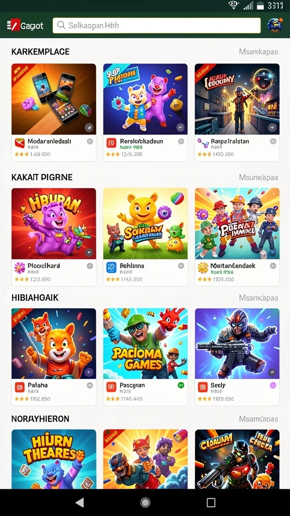 Gameplay yang seru dengan banyak tantangan menanti.