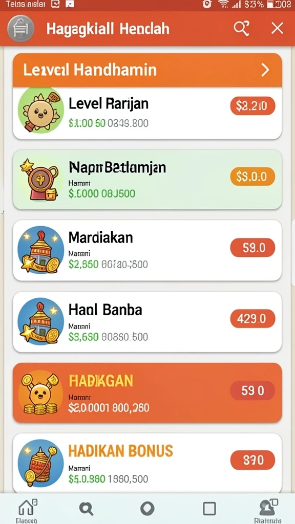 Tampilan antarmuka yang menarik dan user-friendly.