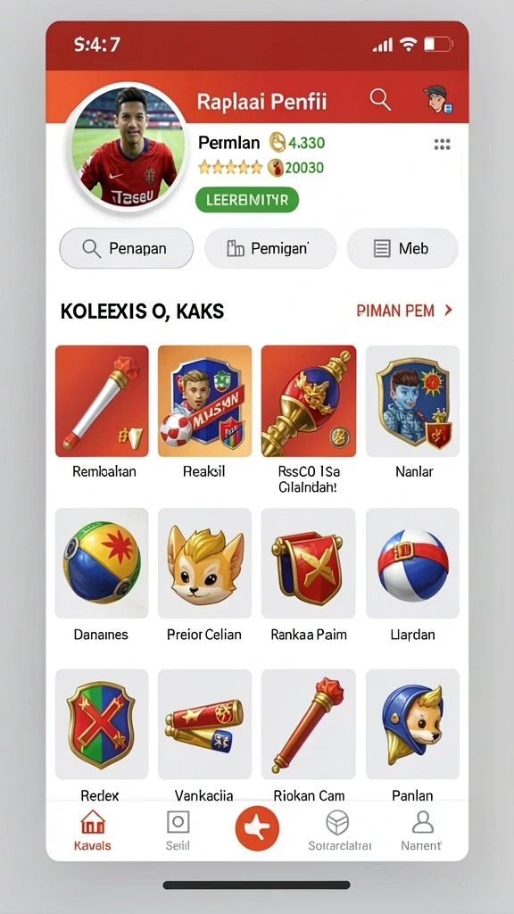 Tangkapan layar menampilkan grafik yang luar biasa dari INS55.