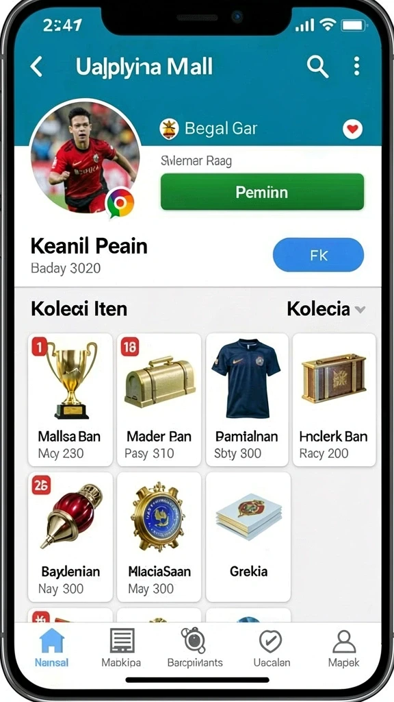 Berbagai pilihan tema slot untuk dipilih.