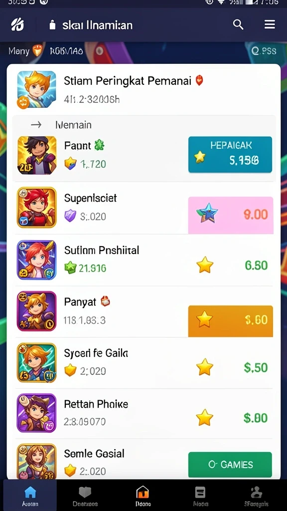 Screenshot menampilkan fitur bonus menarik yang tersedia.