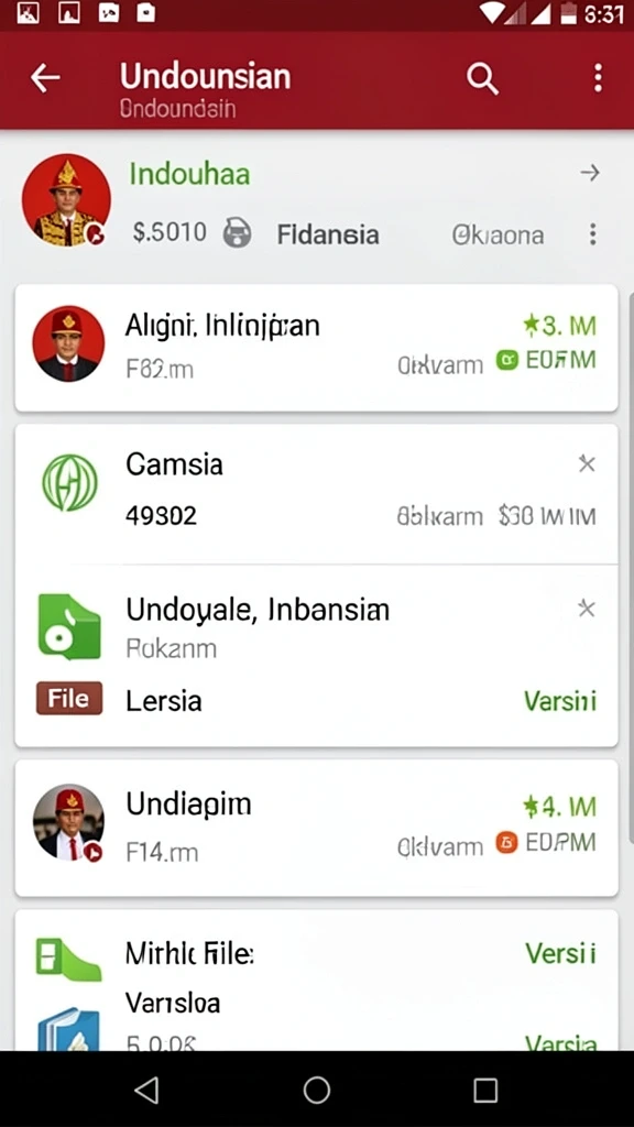 Tampilan awal permainan yang menarik dan penuh warna.