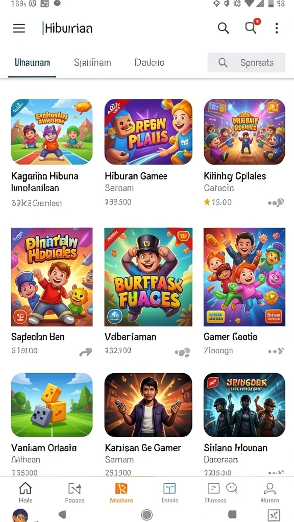 Tampilan grafis yang menarik dan modern.