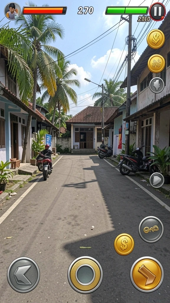Tampilan antarmuka permainan yang menarik dan intuitif.