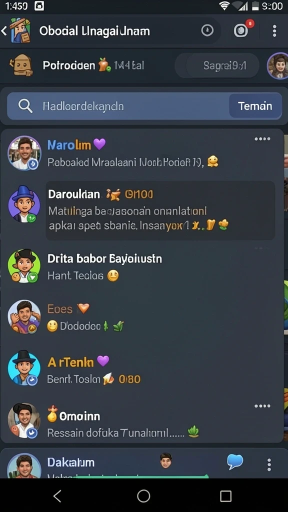 Tampilan antarmuka MINTOTO yang menarik dan mudah dipahami.