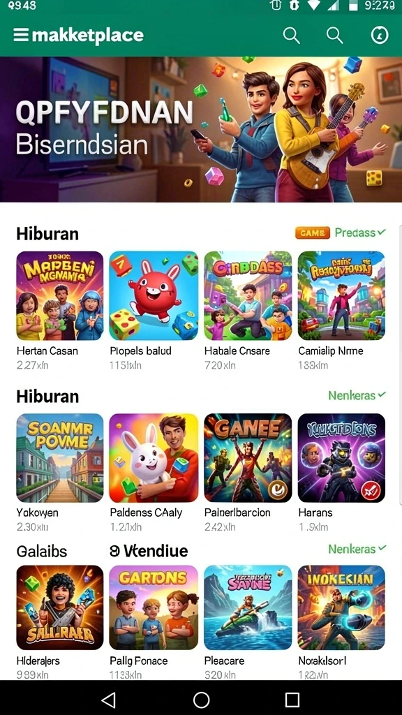 Tampilan grafis yang menakjubkan dan penuh warna.