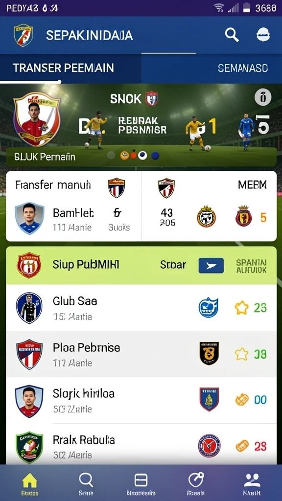 Tampilan antarmuka yang menarik dan intuitif.