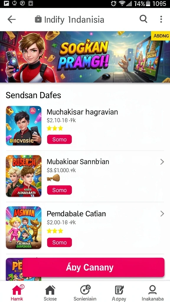 Beragam pilihan permainan slot yang menarik.