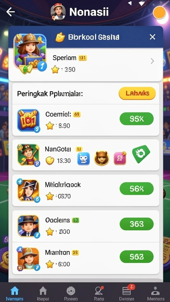 Grafis yang memukau membuat pengalaman bermain semakin nyata.