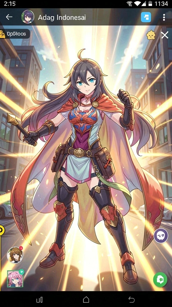 Karakter unik yang bisa dipilih sesuai selera.