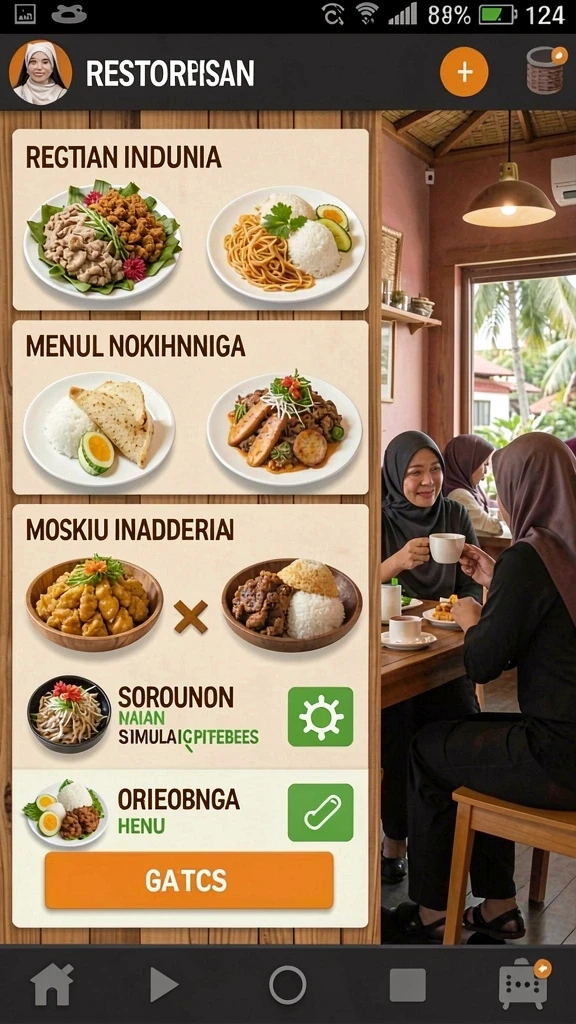 Tampilan antarmuka RI889 yang menarik dan intuitif.
