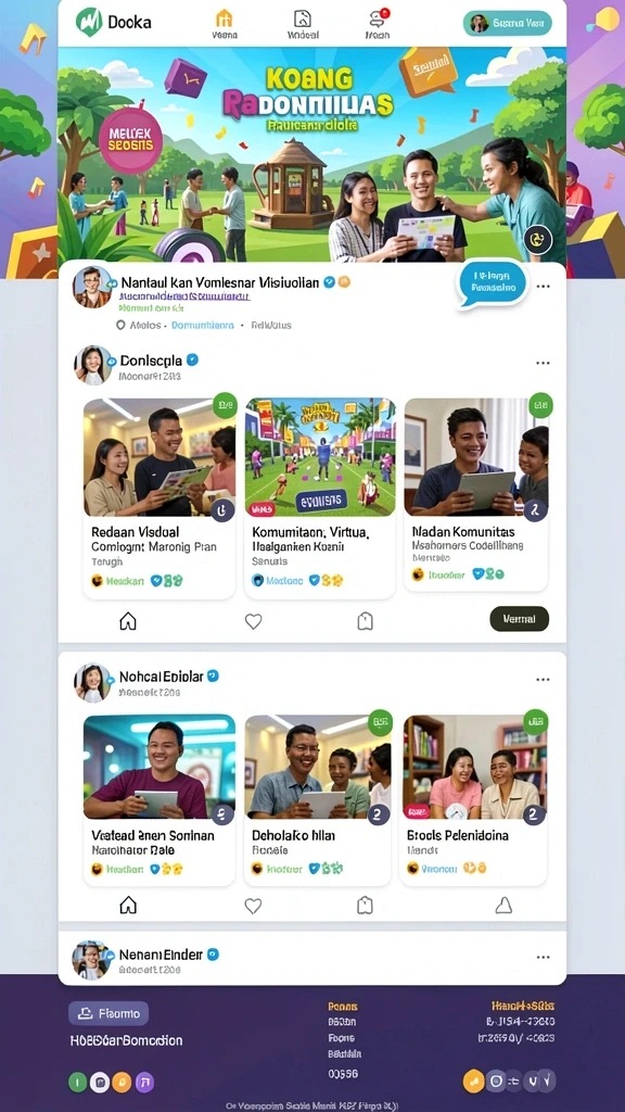 Beragam permainan yang menantang dan seru.