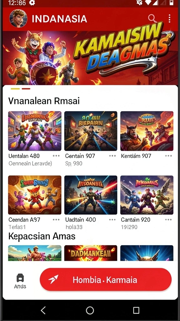 Tampilan antarmuka SS88BET yang modern dan user-friendly.