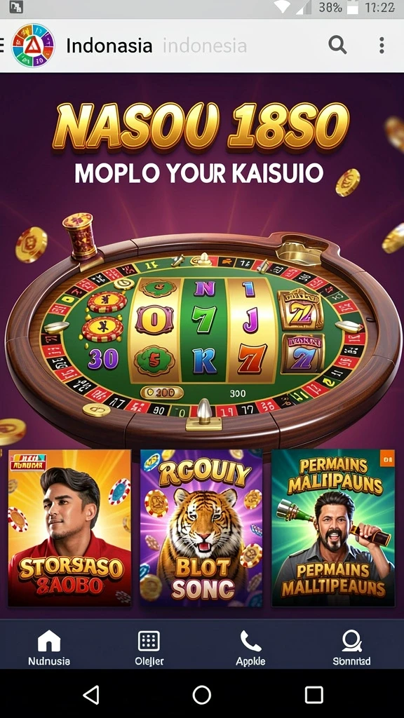 Tampilan utamanya yang menarik dan penuh warna.