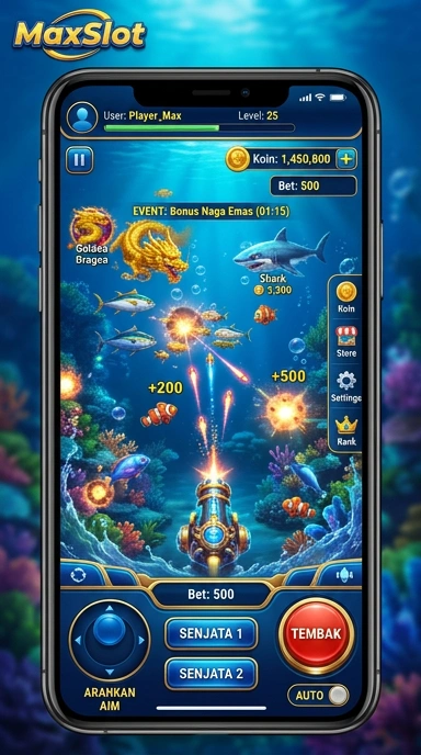 maxslot — menu pengaturan